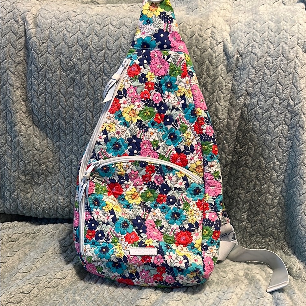 Floral Sling Backpack